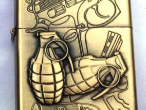 Benzinový zapalovač US 38 Smith & Wesson styl zippo.