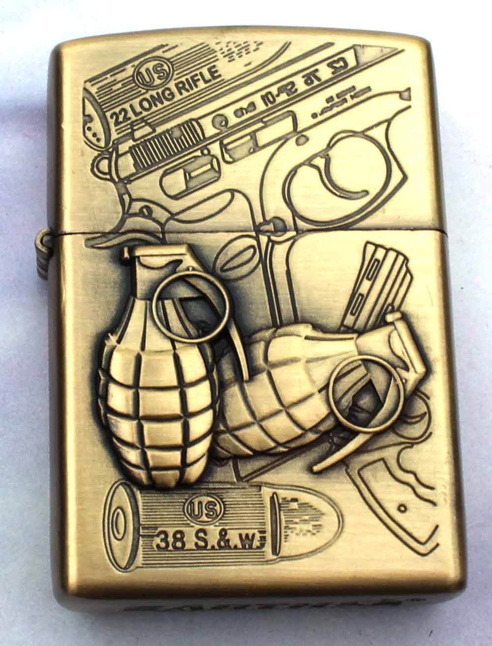 Benzinový zapalovač US 38 Smith & Wesson styl zippo.