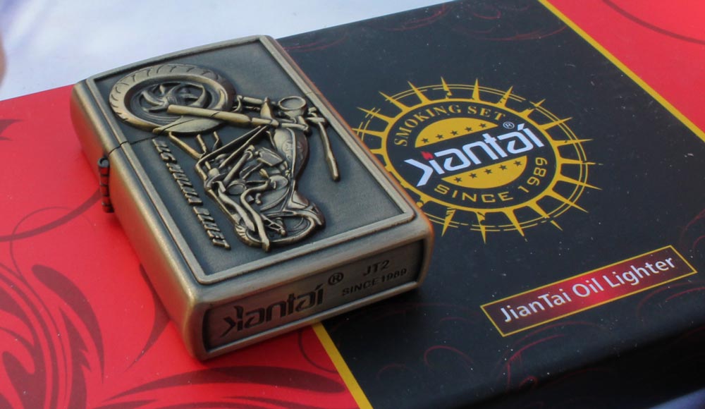 Benzinový zapalovač Chopper BLG styl zippo. - Image 4
