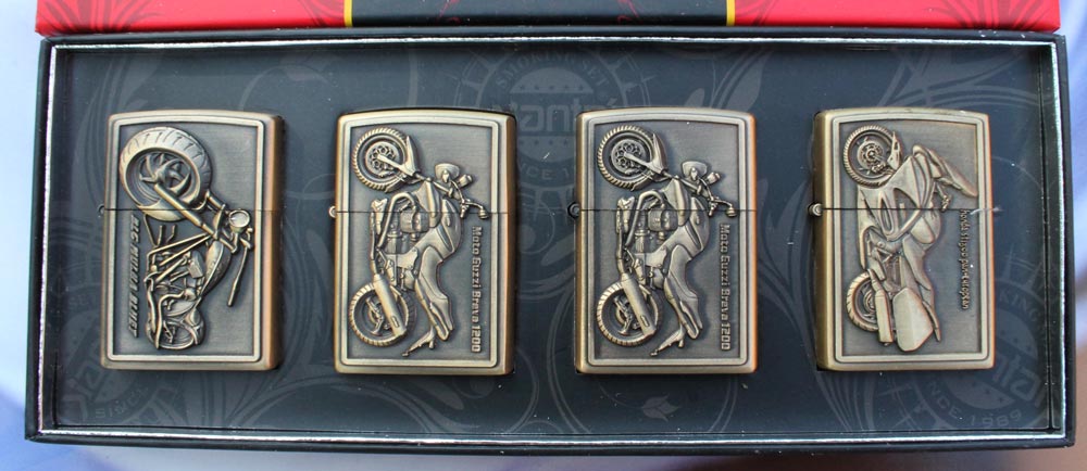 Benzinový zapalovač Chopper BLG styl zippo. - Image 2