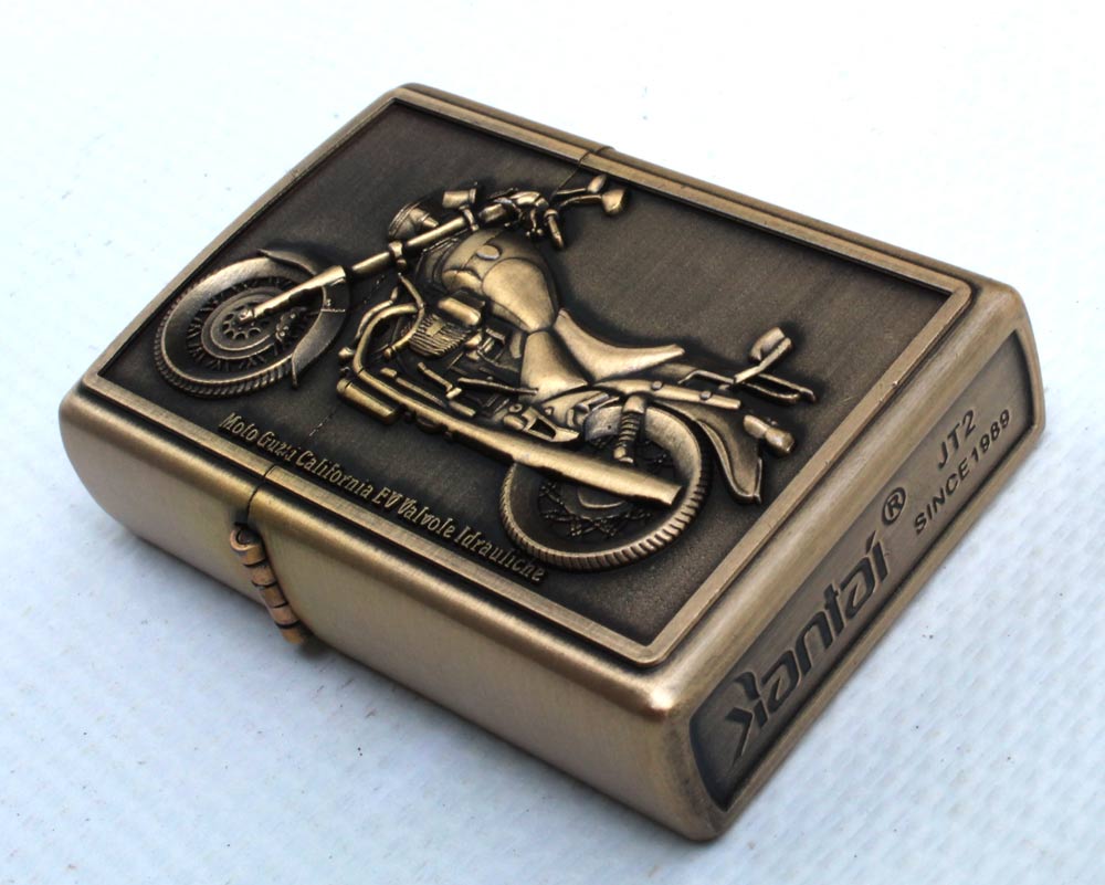 Benzinový zapalovač Moto Guzzi California styl zippo. - Image 3
