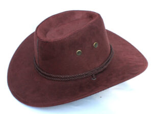 Kovbojský klobouk stetson hnědý semiš.