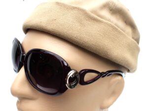 Sluneční brýle Sunglasses - kulatá ozdoba.