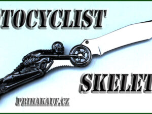 Zavírací nůž Motocyclist Skeleton rarita.