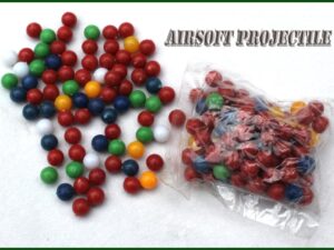 Airsoftové kuličky cca 80ks v balení.