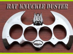 Stříbrný boxer Netopýr obrana Bat Knuckle-duster.