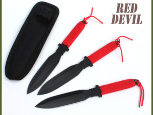 Sada 3 házecích nožů RED Devil.