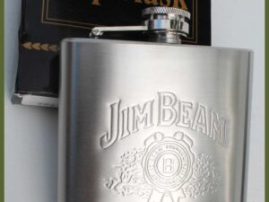 Nerez placatka JIM BEAM.