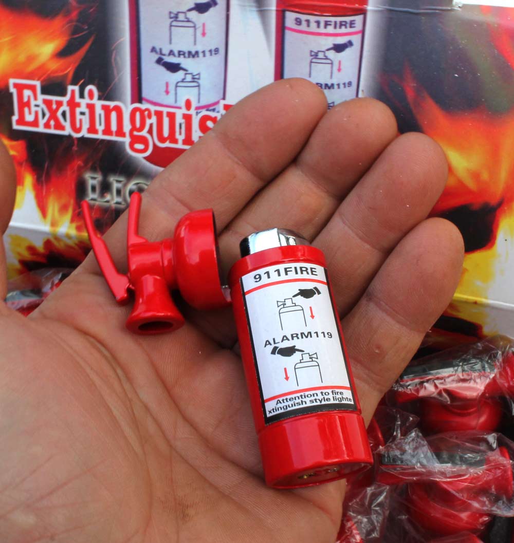 Zapalovač plynový jako hasičák Extinguisher Lighter. - Image 9