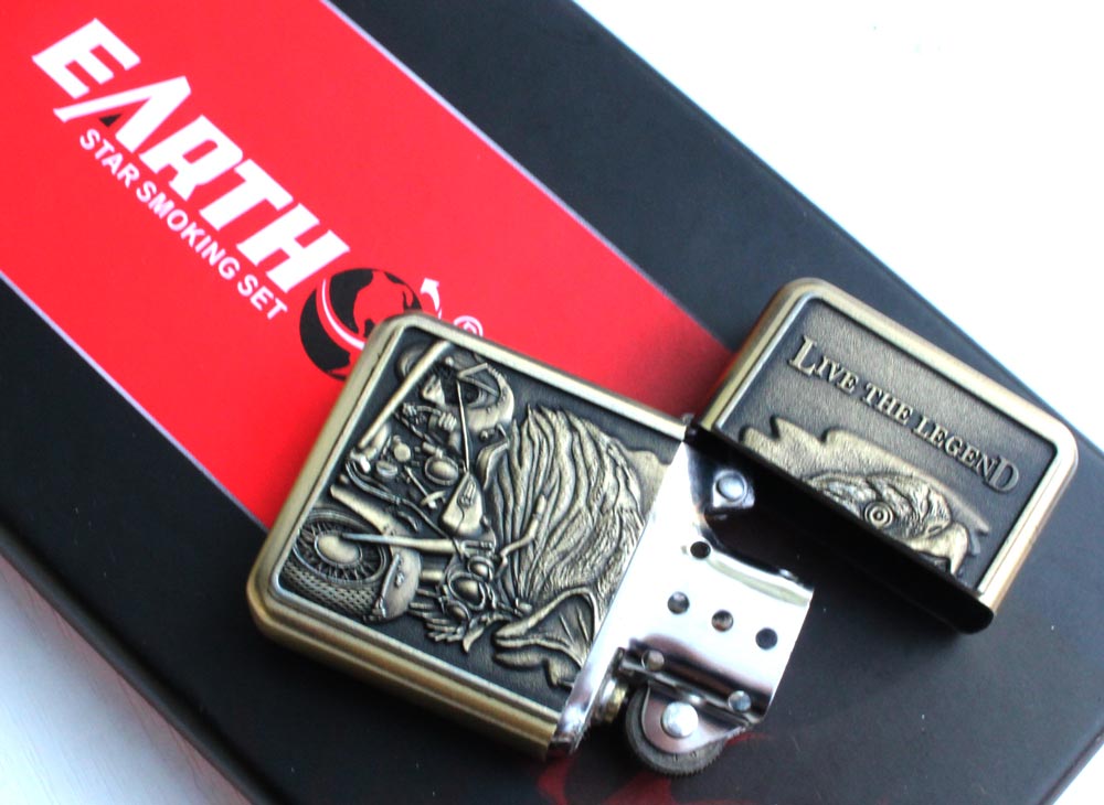 Benzinový zapalovač Live The Legend styl zippo. - Image 4
