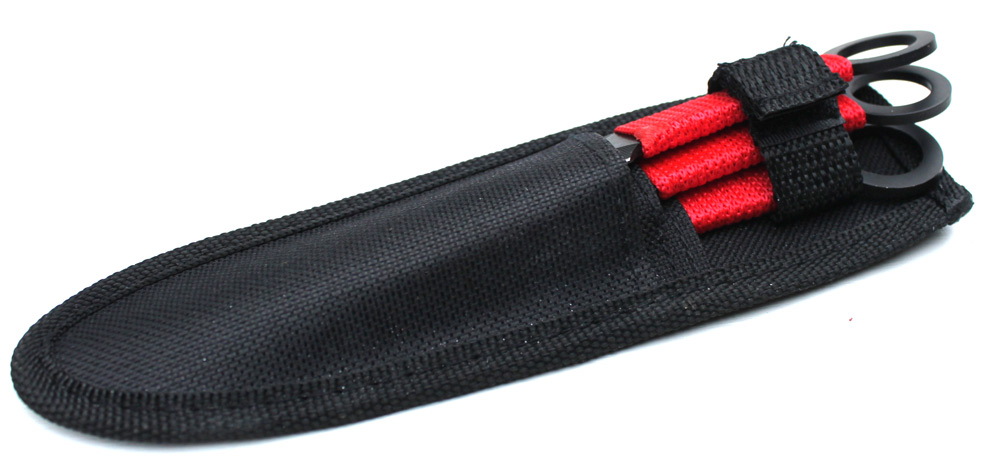 Vrhací nože 3 kusy v pouzdře 17,5 cm délka. - Image 2