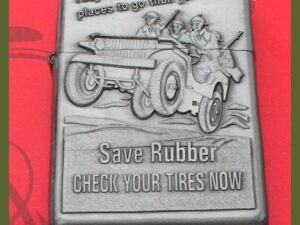 Benzinový zapalovač americký Jeep automobil 2WV styl zippo.