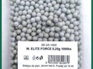 Airsoft kuličky ráže BB 6mm bíle Elite Force 1000ks 0,25g.