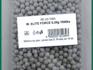 Airsoft kuličky ráže BB 6mm bíle Elite Force 1000ks 0,20g.