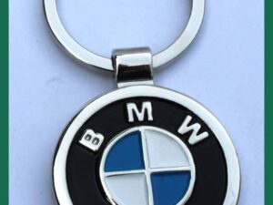 Oboustranná klíčenka, přívěsek na klíče BMW.