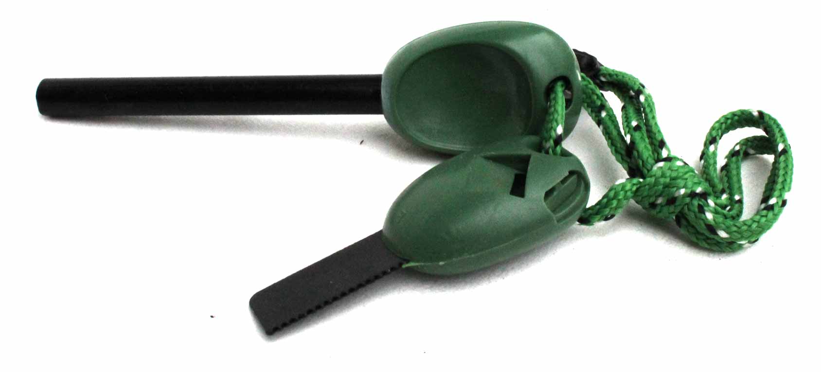 Křesadlo Fire-Starter Survive Army - píšťalka, metr, pilka, kompas. - Image 3