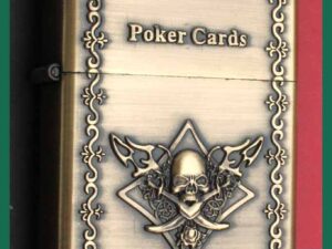 Benzinový zapalovač Poker Cards Káry (diamonds) styl zippo .