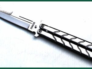 Motýlkový nůž z nerezové oceli Stainless 22,5cm