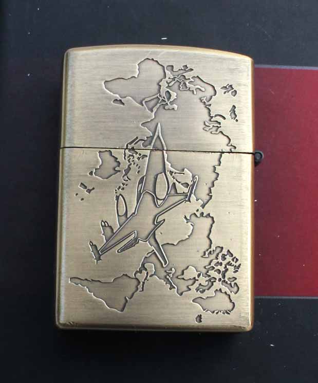 Benzinový zapalovač Stíhačka MIG 35 styl zippo. - Image 2