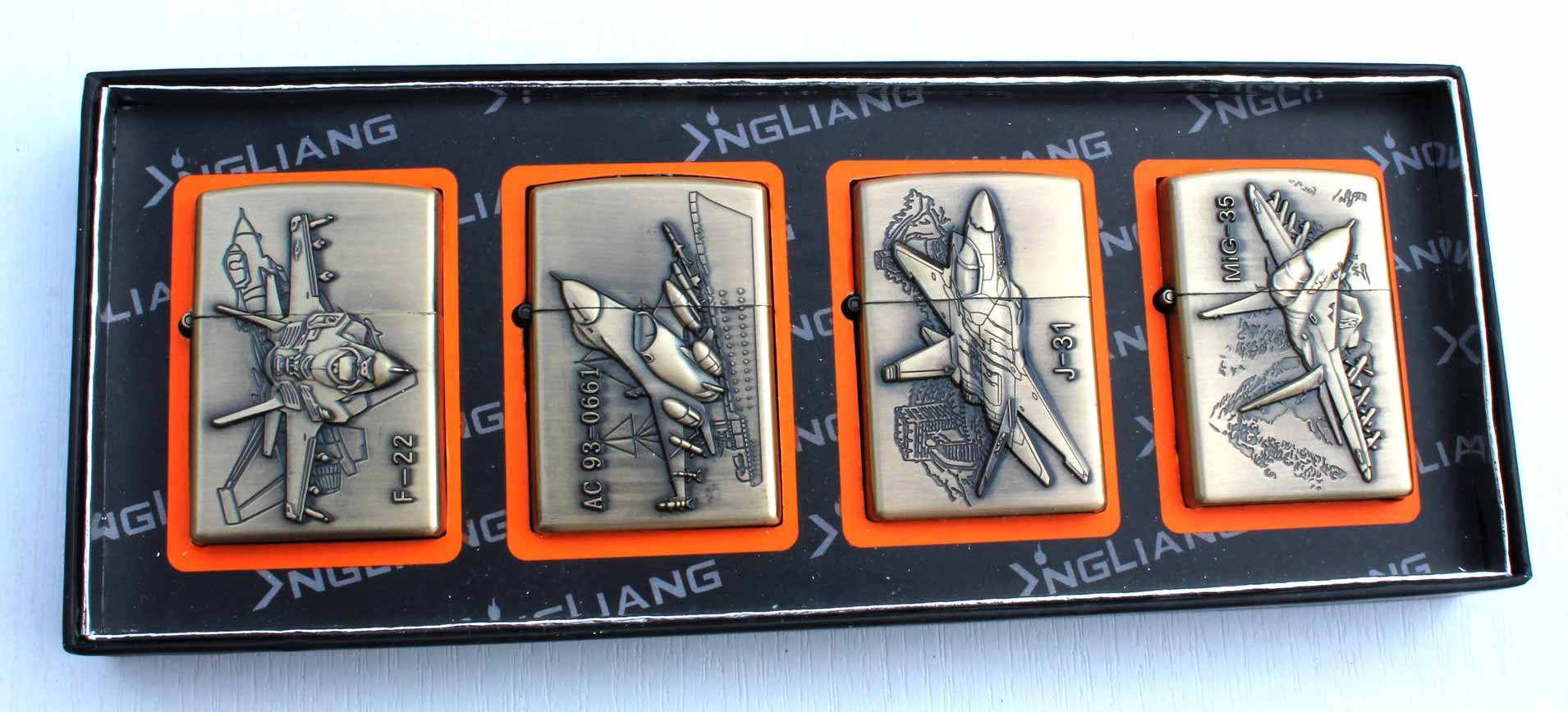Benzinový zapalovač Stíhačka MIG 35 styl zippo. - Image 7