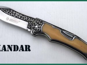 Zavírací nůž Kandar model Z3/3551 zdobený laserem.