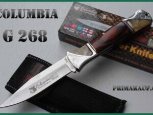 Zavírací nůž Columbia model No:G268 zdobený laserem.