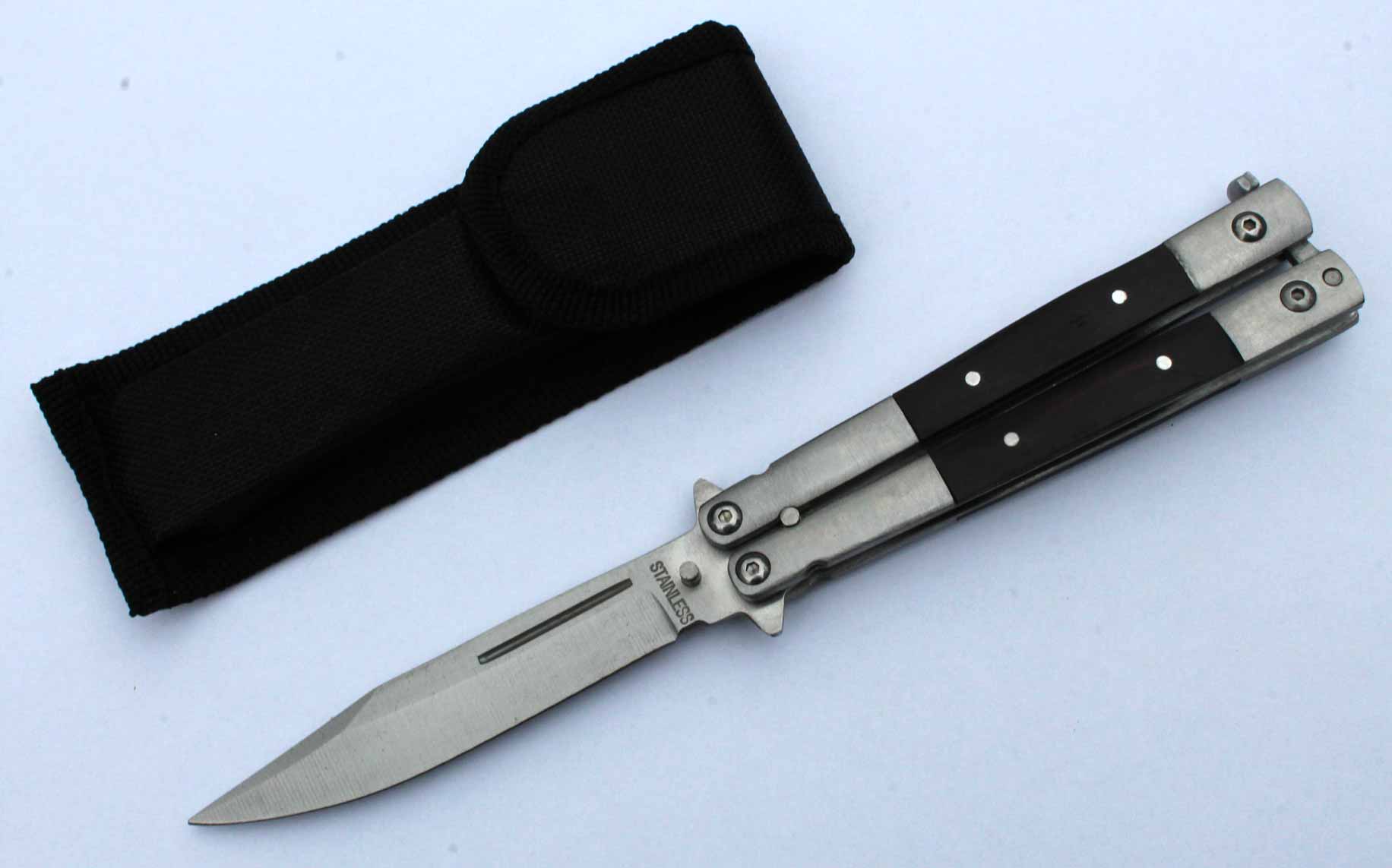Motýlkový nůž Butterfly knife Stainless 22cm - Image 7