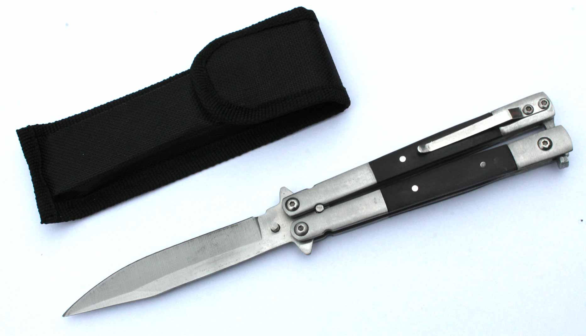 Motýlkový nůž Butterfly knife Stainless 22cm - Image 6