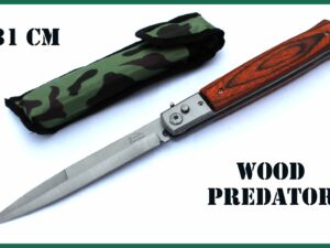 Extra dlouhý vystřelovák 31cm Predator Wood Stainless.