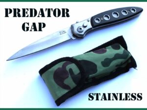 Vystřelovací nůž Predator Gap Stainless.