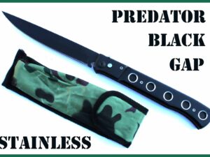Extra dlouhý vystřelovák 31cm Predator Black Gap Stainless.