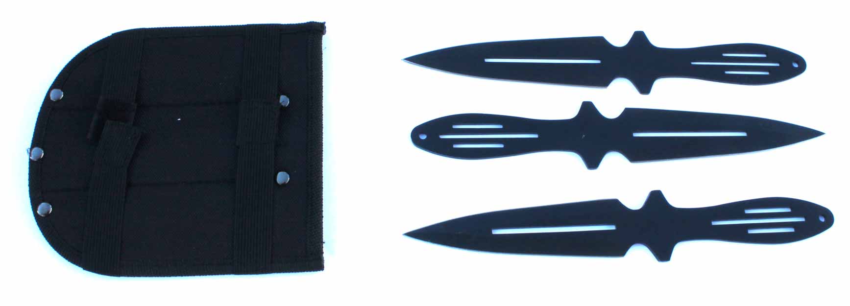 Sada 3 vrhacích nožů Maxi Throwing knife 23cm v nylon pouzdře. - Image 5