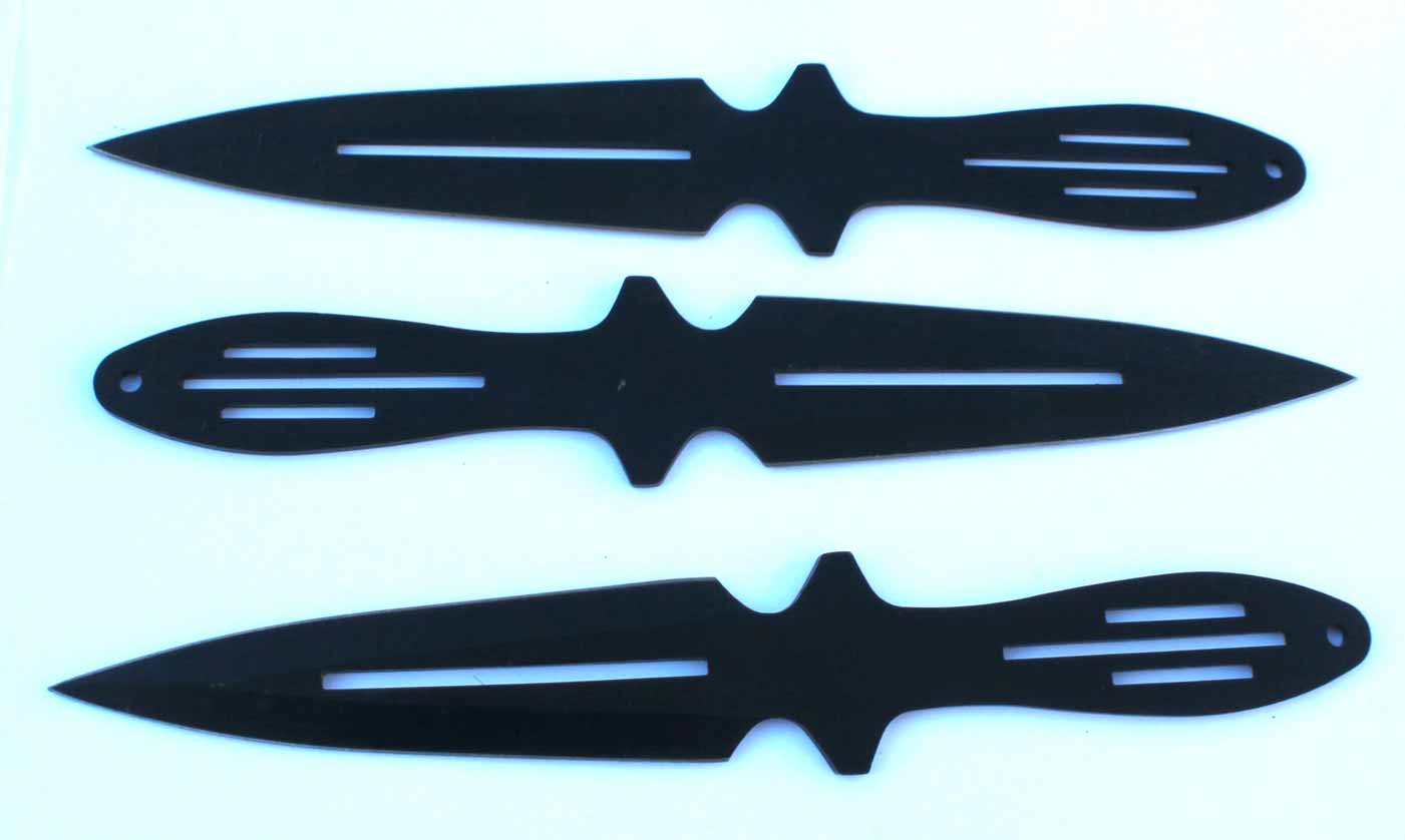 Sada 3 vrhacích nožů Maxi Throwing knife 23cm v nylon pouzdře. - Image 4