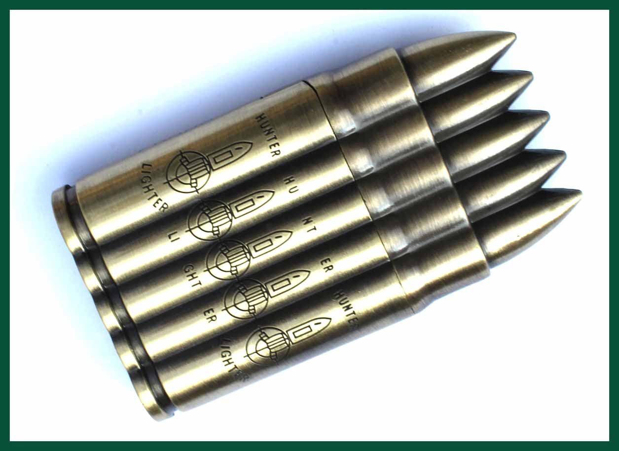 Hunter Bullet plynový zapalovač 5 patron . - Image 8