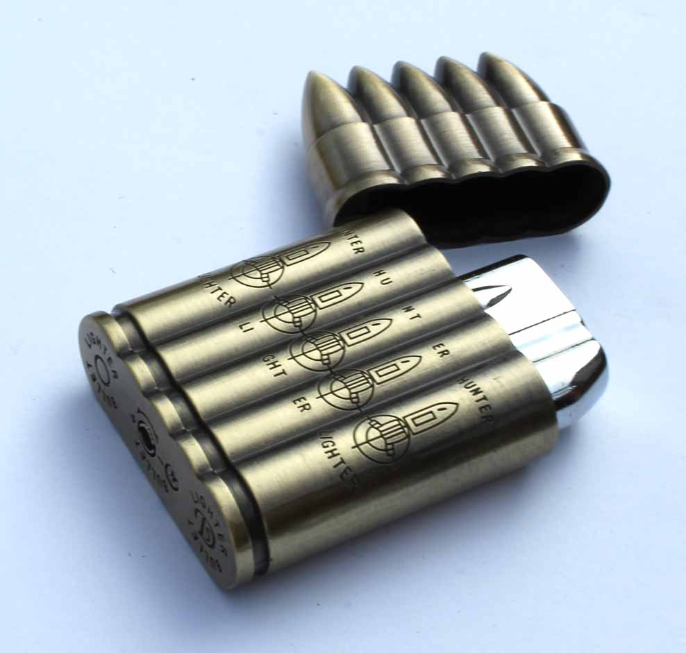 Hunter Bullet plynový zapalovač 5 patron . - Image 3