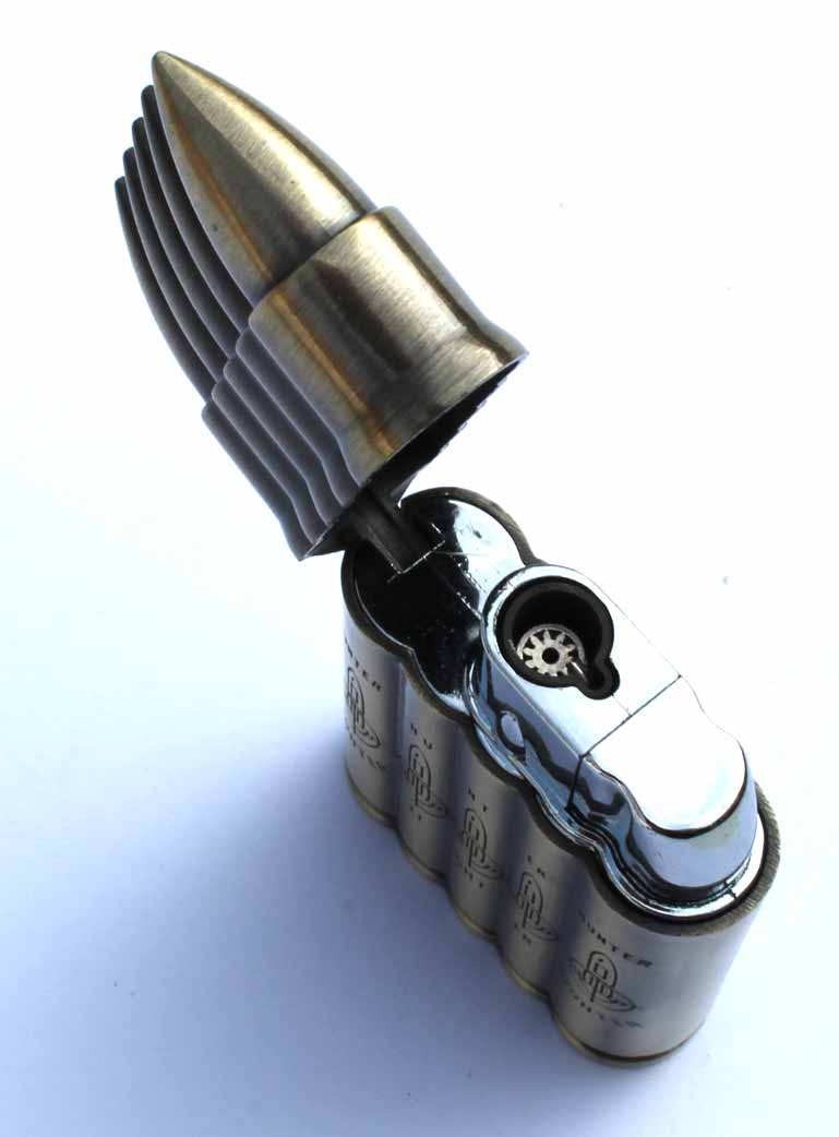 Hunter Bullet plynový zapalovač 5 patron . - Image 2