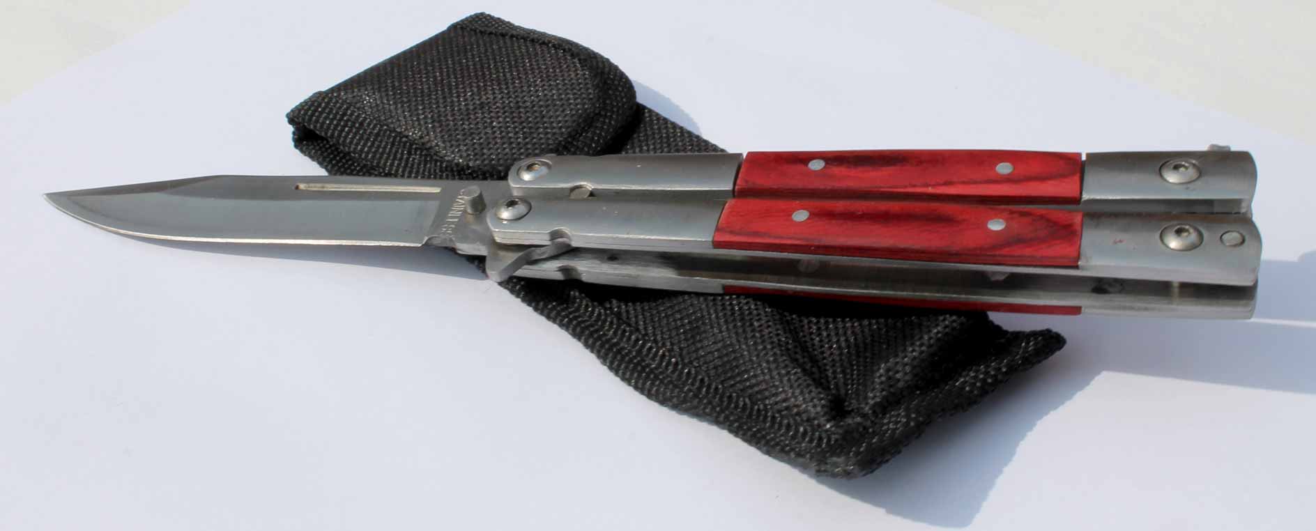 Motýlkový nůž Butterfly knife Stainless 22cm. - Image 5