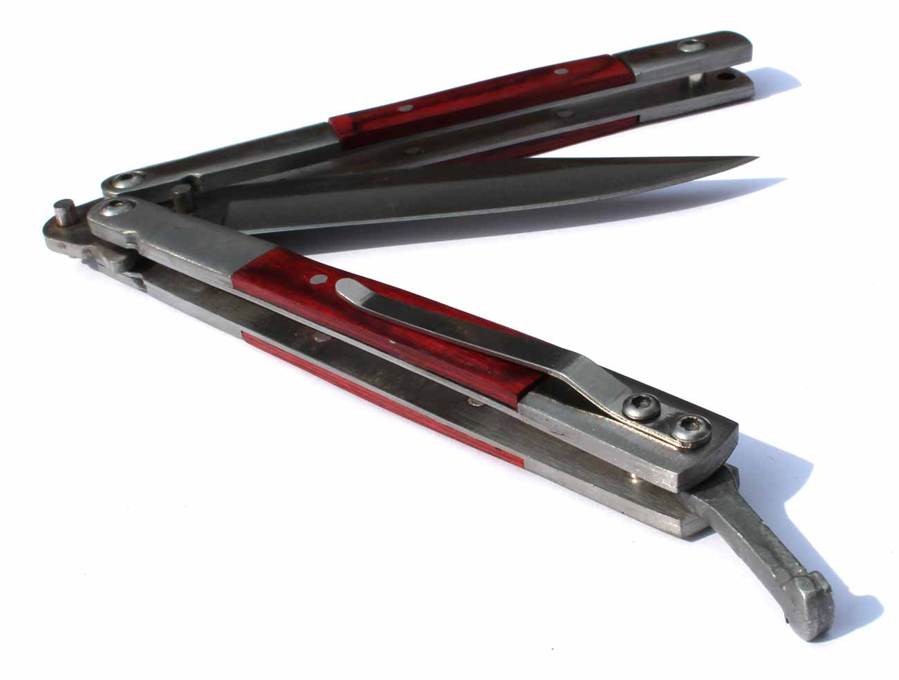 Motýlkový nůž Butterfly knife Stainless 22cm. - Image 2