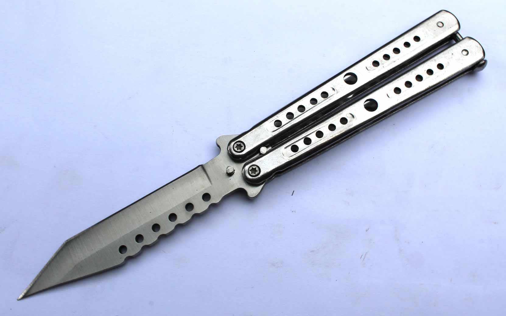Motýlkový nůž Stainless Steel. - Image 6