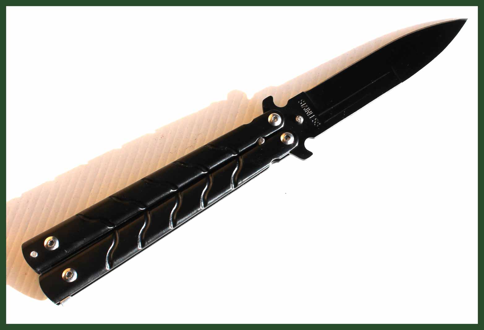 Motýlkový nůž Butterfly knife Stainless 22,5cm.