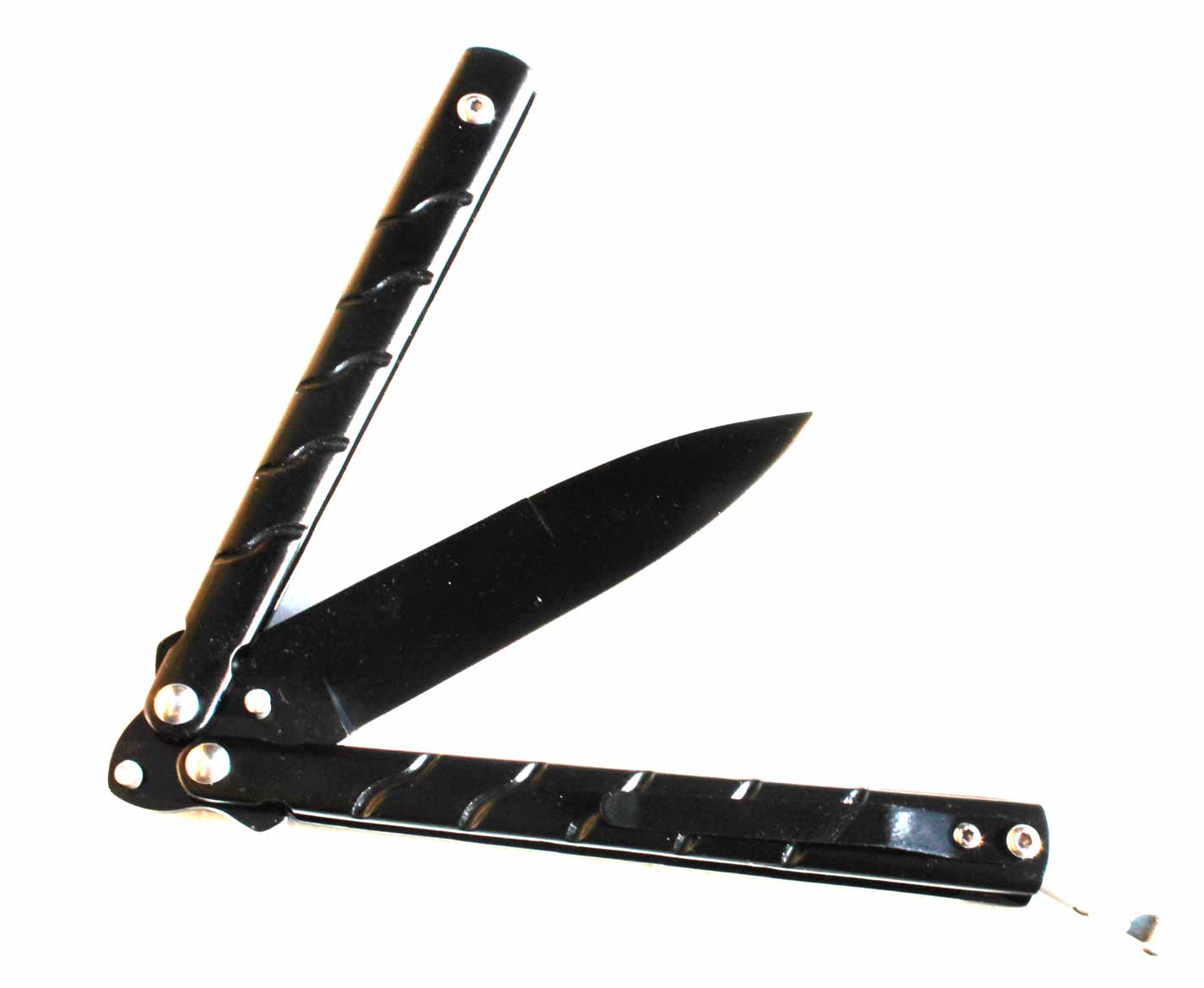 Motýlkový nůž Butterfly knife Stainless 22,5cm. - Image 5