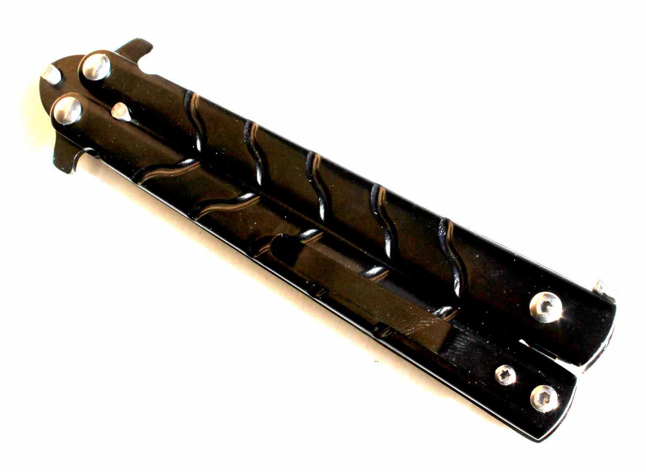 Motýlkový nůž Butterfly knife Stainless 22,5cm. - Image 2