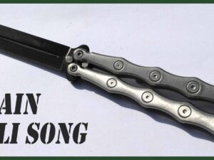 Nůž motýlek Chain Bali Song 21cm.