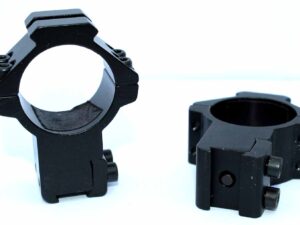 Dvoudílná duralová montáž pro puškohled střední na R.I.S 11mm 2x2 šroubky na 30mm tělo.