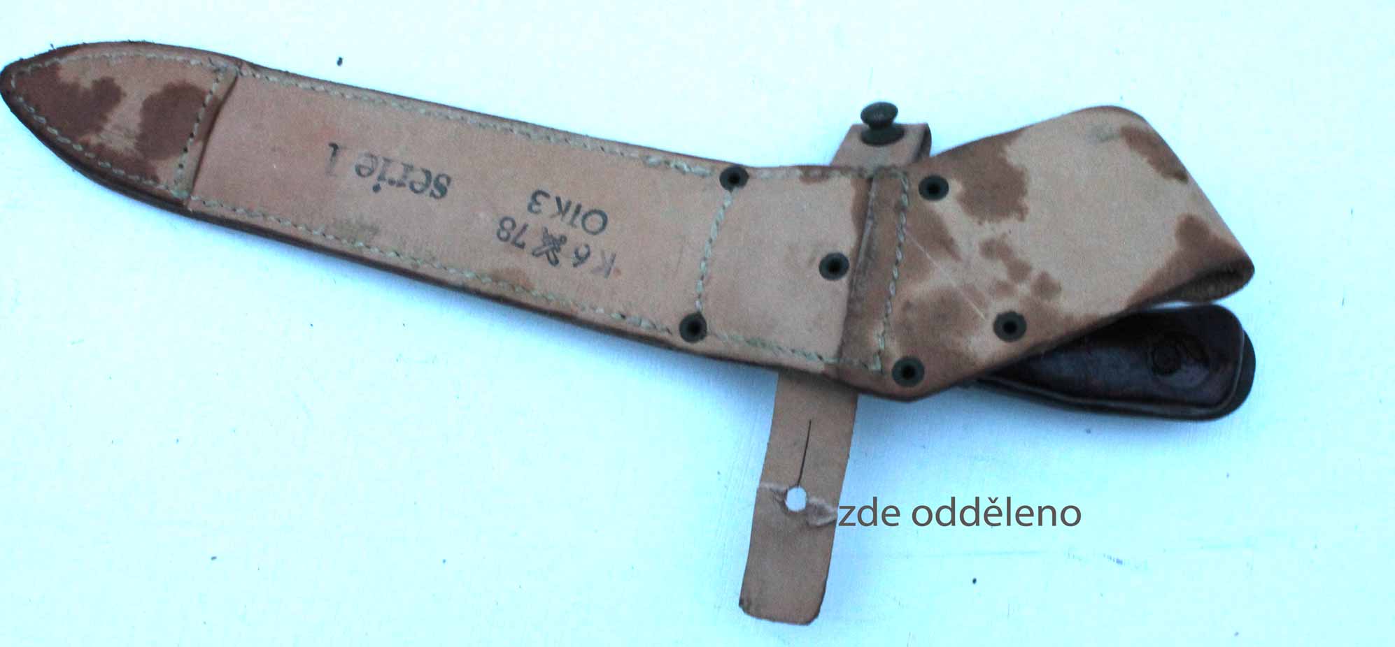 Nůž SA58 originál armádní bajonet na samopal - Image 10