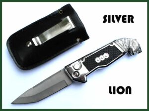 Vystřelovací nůž Silver Lion.
