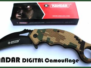 Nůž Karambit Kandar digital camouflage 20cm.