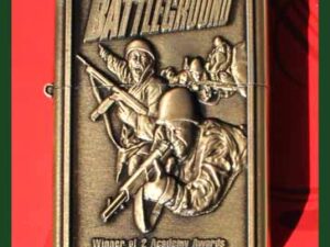 Benzinový zapalovač Battleground Winner of 2 Academy Awards styl zippo.
