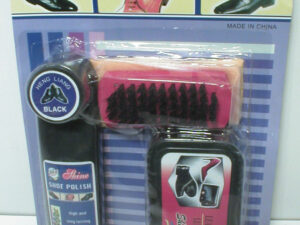 Set na údržbu černých bot - Shine Shoe polish