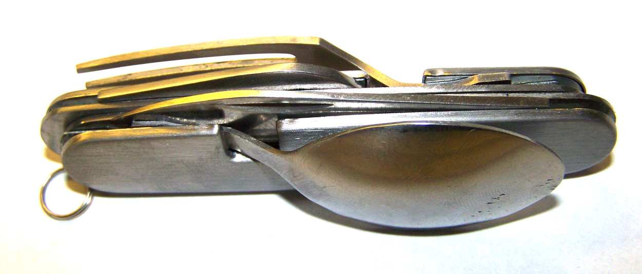 Zálesácký příborový otevírací nůž, celochrom v kazetě. - Image 3